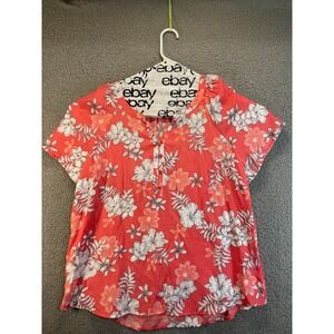 Kim Rogers‎ Blouse Womens PXL V Neck Lightweight